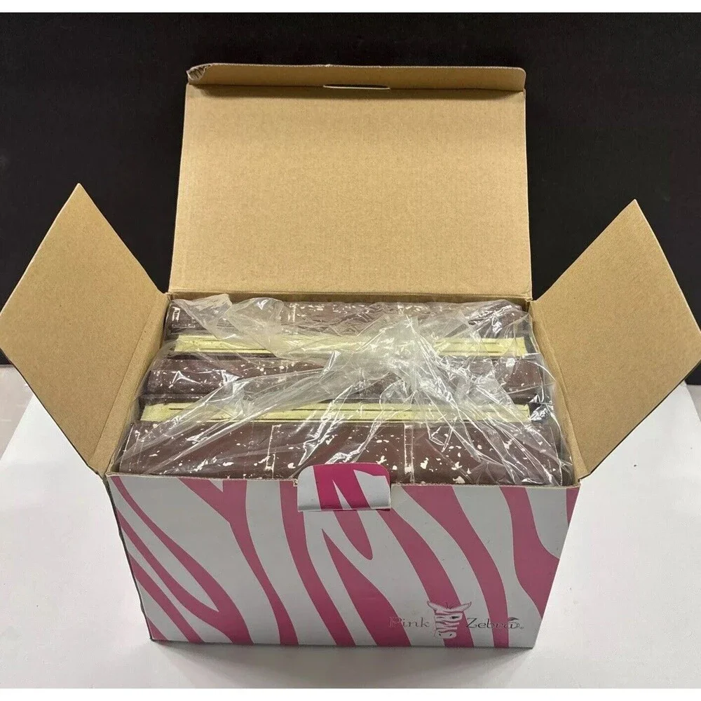 Pink Zebra Stacked Boots Wax Melt Warmer Sprinkles Accent Shade Retired NIB - Picture 12 of 13